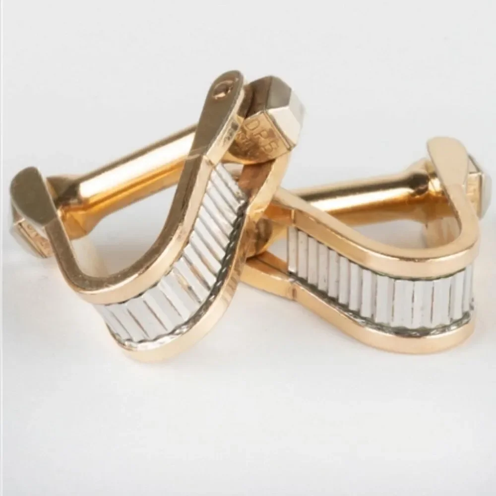 D.P.B Gold Filled French Cuff Links